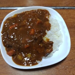 いつもの材料でカレー